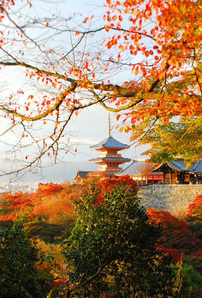 Dusk at Kiyomizu Temple, Kyoto