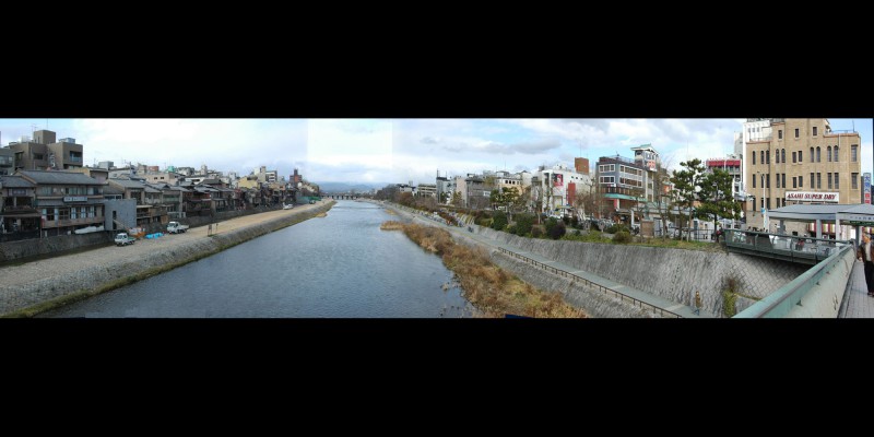 Kamo River in Kyoto