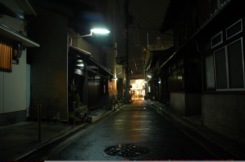 Residential alleyway in Kyoto