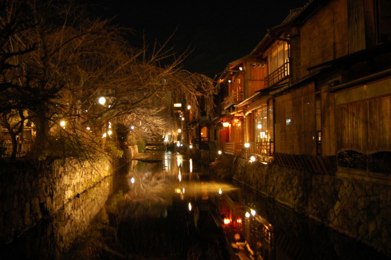 Takase Bridge in Kyoto