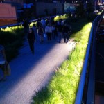 People enjoy greens