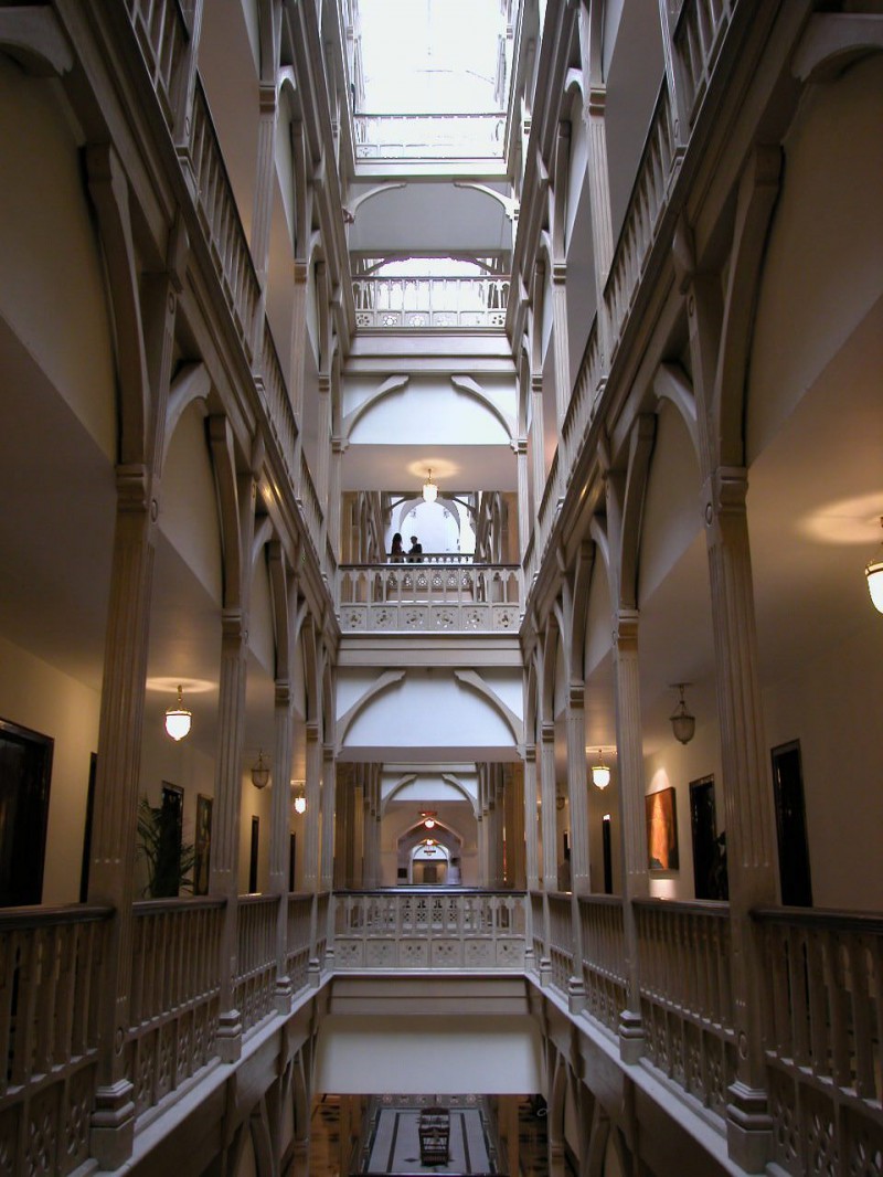 Atrium in Taj Mahal Hotel