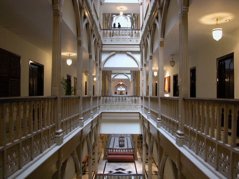Atrium in Taj Mahal Hotel