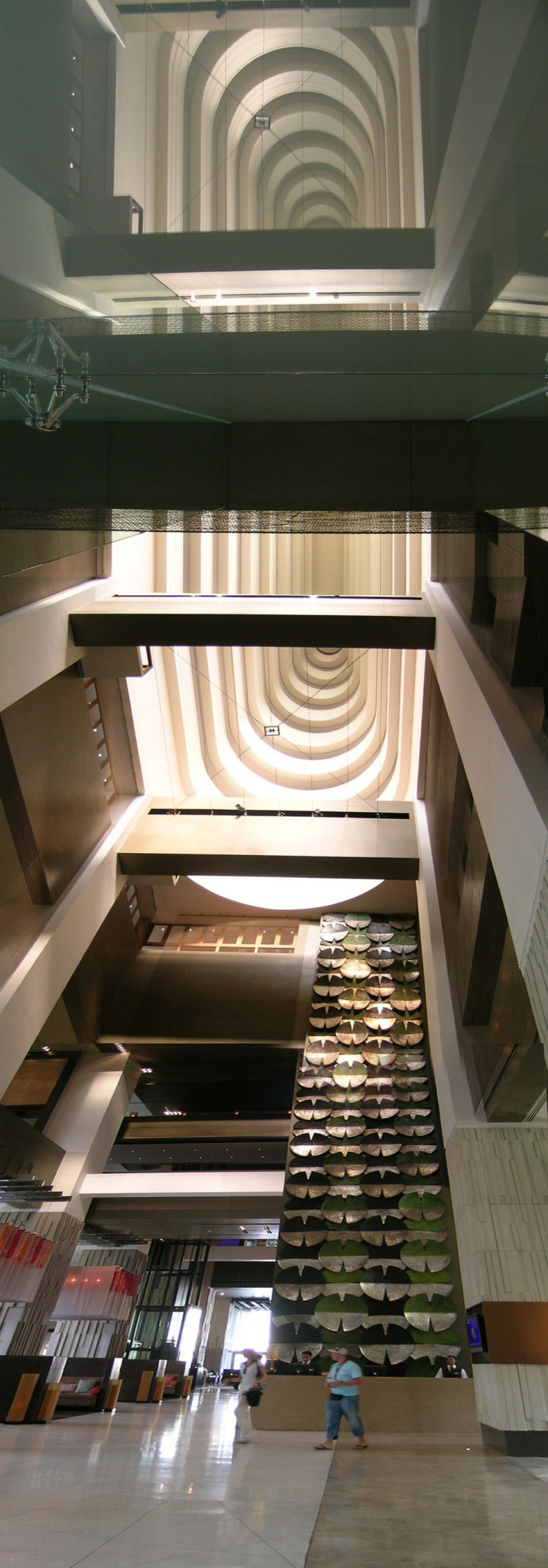 Atrium in the lobby of Hilton Bangkok