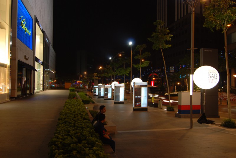 Bukit Bintang Area at Night