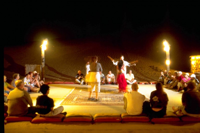 Event in the desert near Dubai