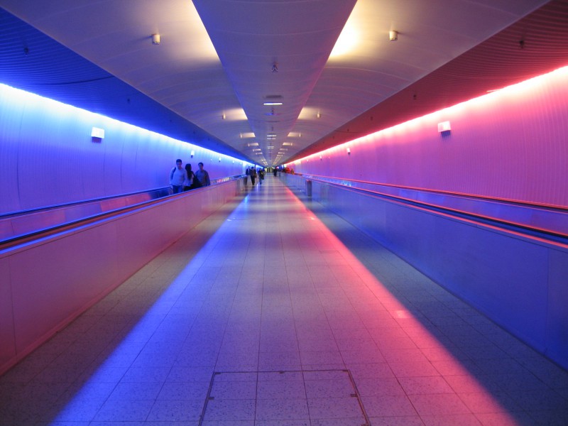 Frankfult AirportUnderground Concourse
