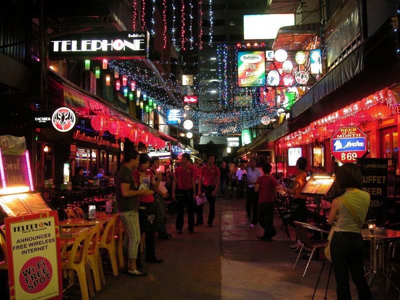 Gogo bars along Patpong Street