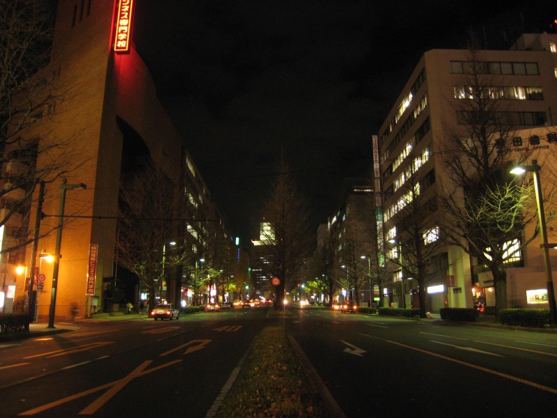 Icyo Street in downtown Sendai