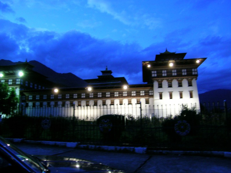 Illumination of Trashichhoe Dzong