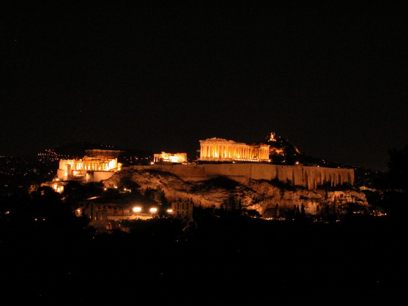 Looking from Filopapos Hill
