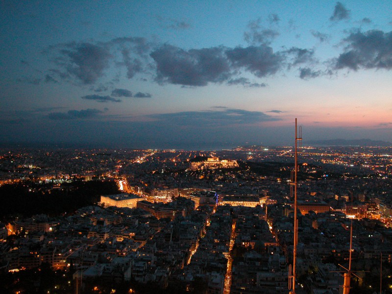 Looking from Filopapos Hill