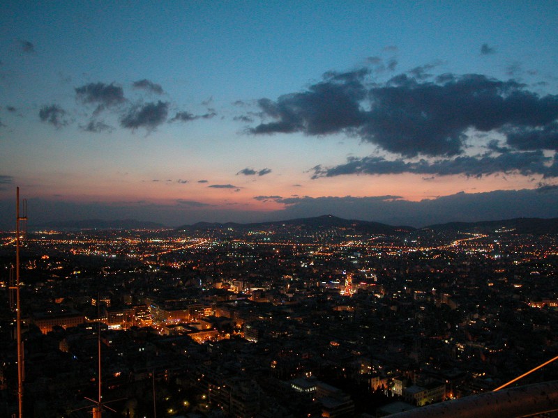 Looking from Filopapos Hill