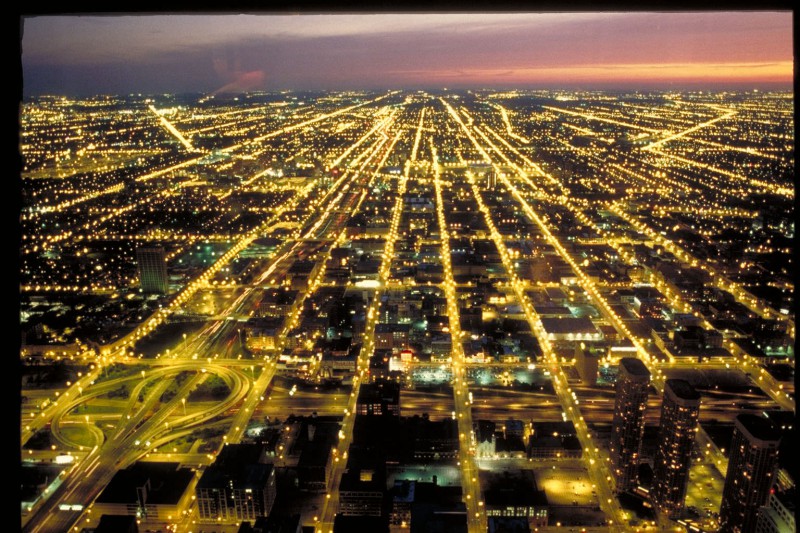 Looking over Chicago