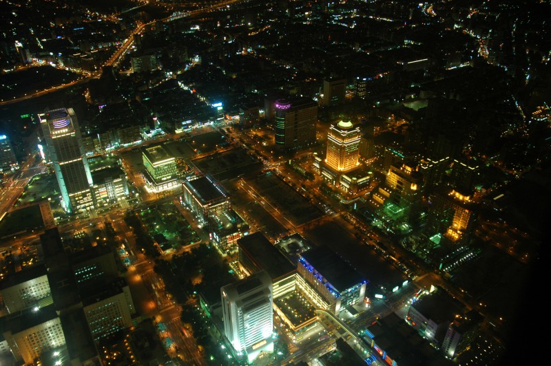 Overhead view of Government Buildings