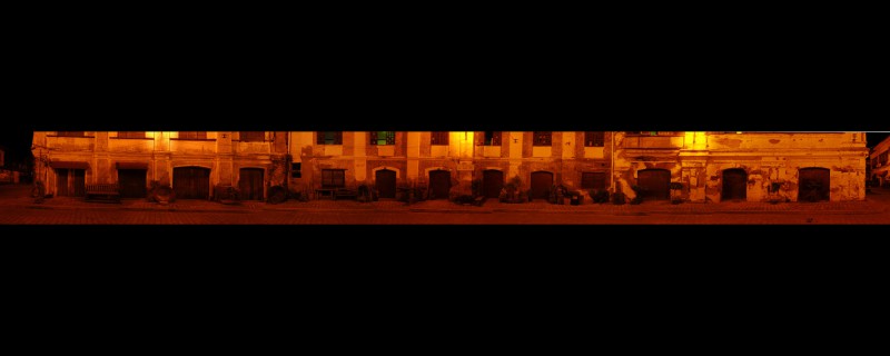 Panarama of Spanish Neighborhood