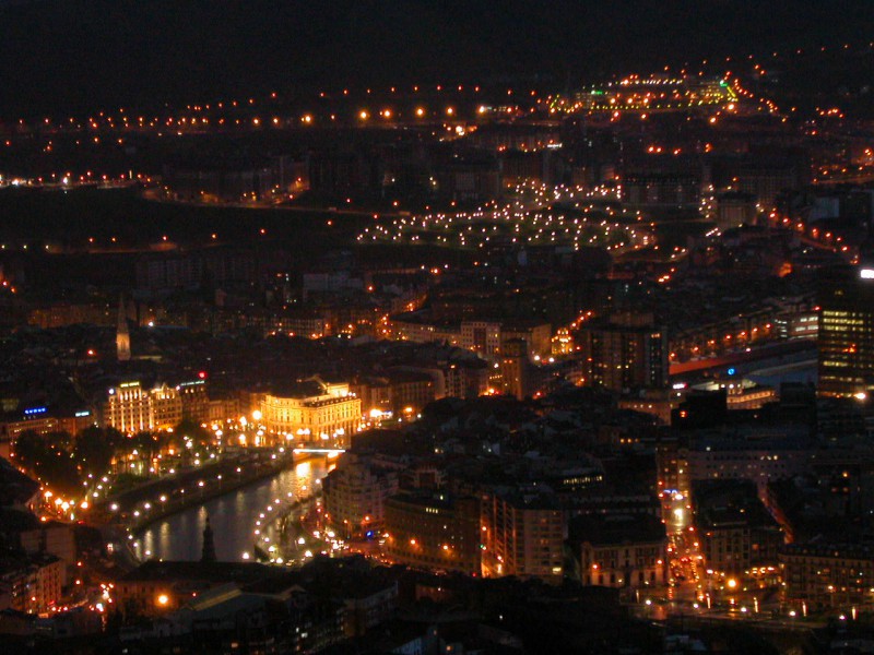 Panoramic view of Bilbao