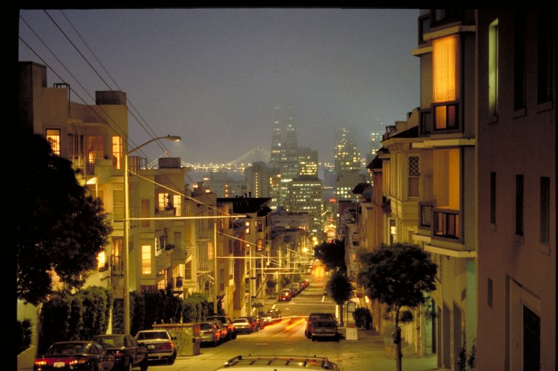 Residential Street of San Fransisco