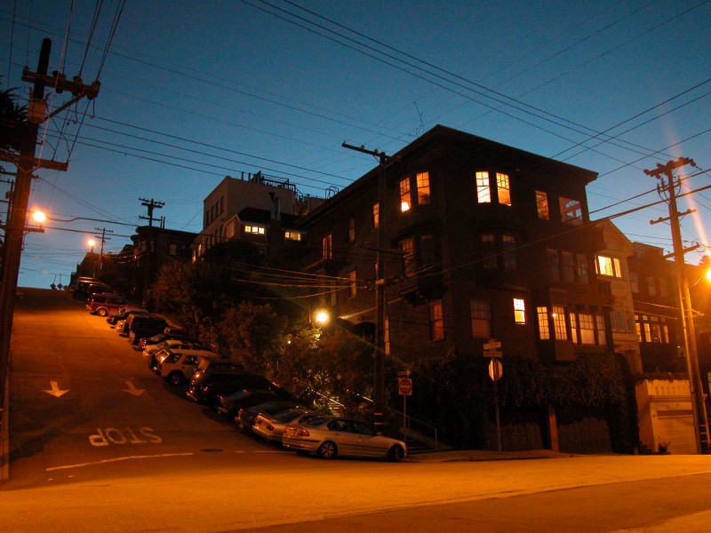 Residential Street of Sausailto