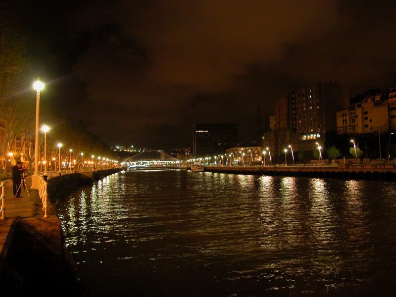 The Rio Nervion in Bilbao