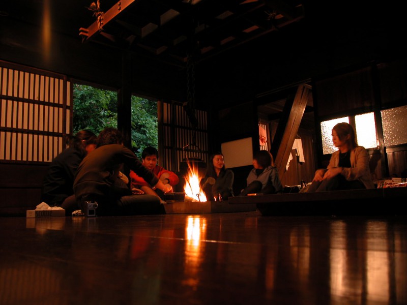 Traditional Japanese homes in mountains of Goka, Toyama