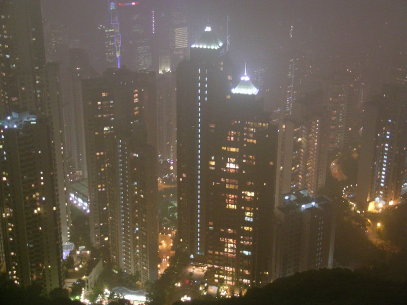 Victoria Peak in Hong Kong
