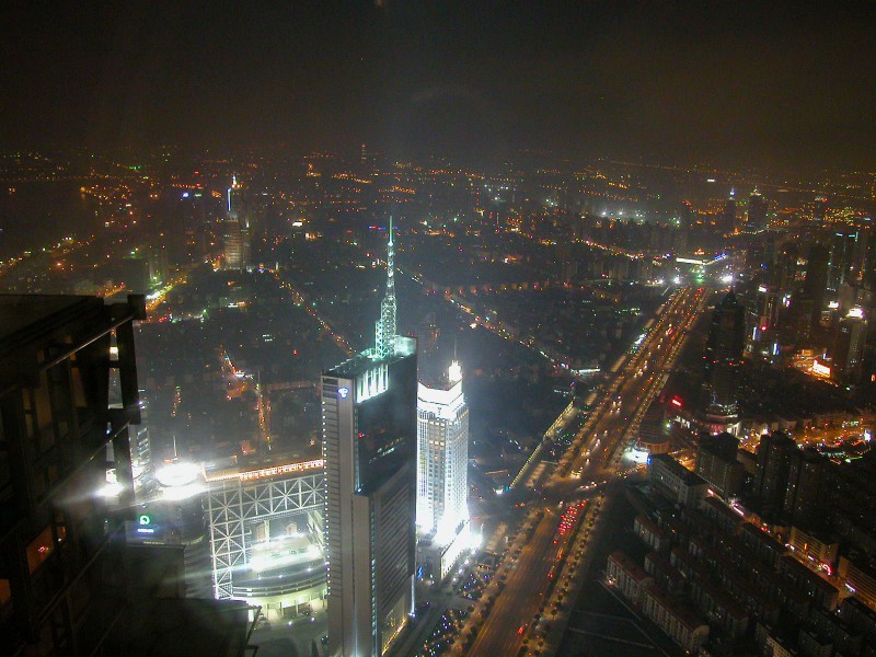 View from the Jin Mao Observatory in Shanghai