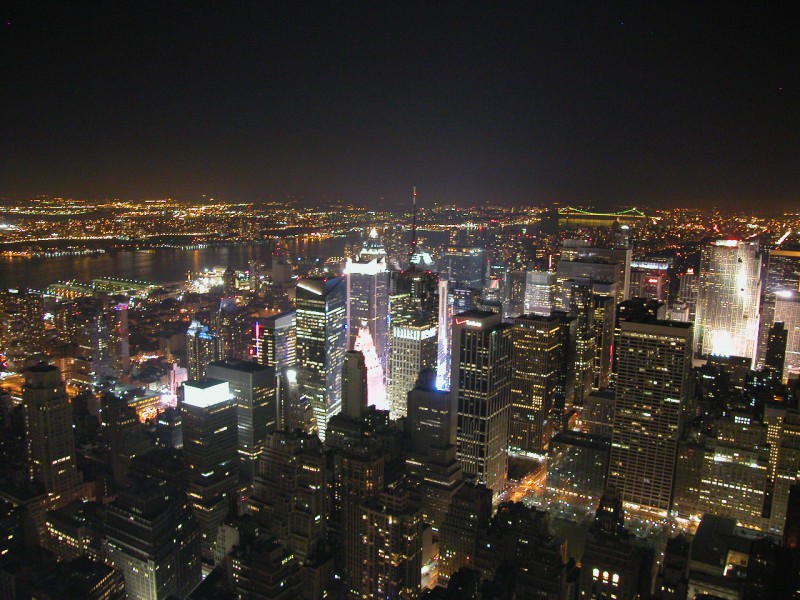 View from the top of Empire State Building