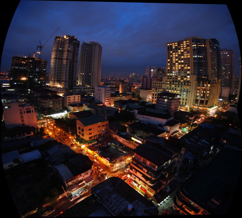 View of Manila from Overhead