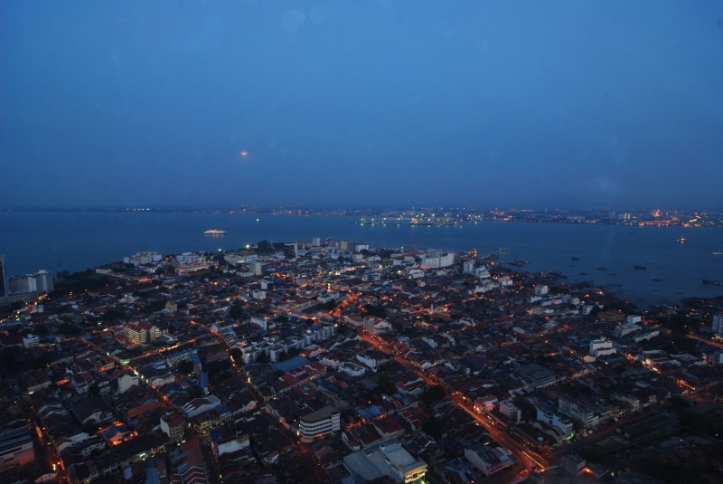 View of Penang from Komtar Tower