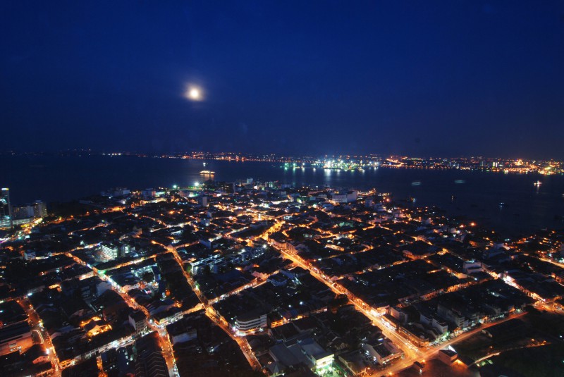 View of Penang from Komtar Tower