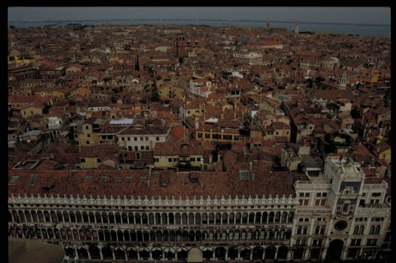 View of Venice from above