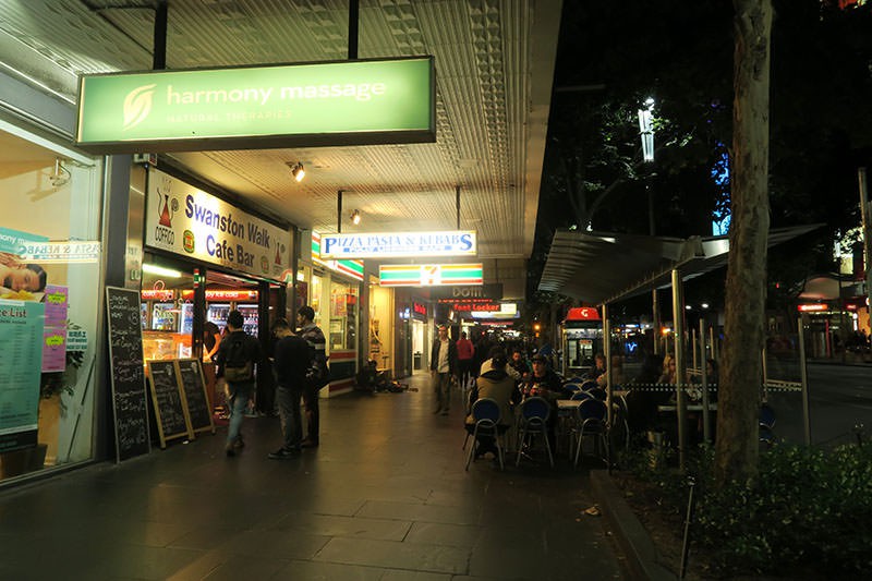 Street view of Melbourne