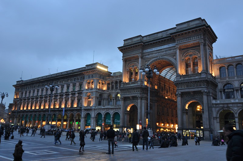 Facado of Milano Italy Milano