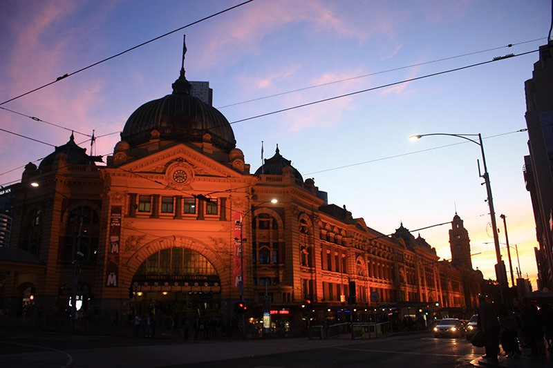 Landmark of melbourne city