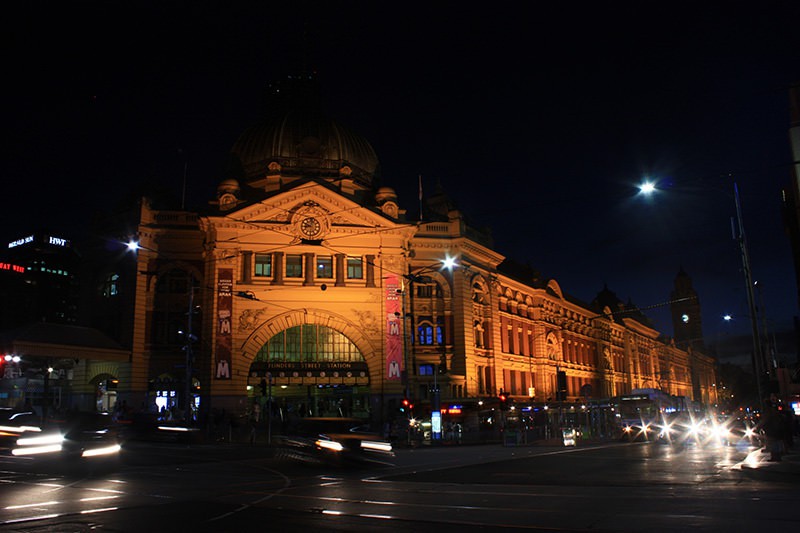 Landmark of melbourne city