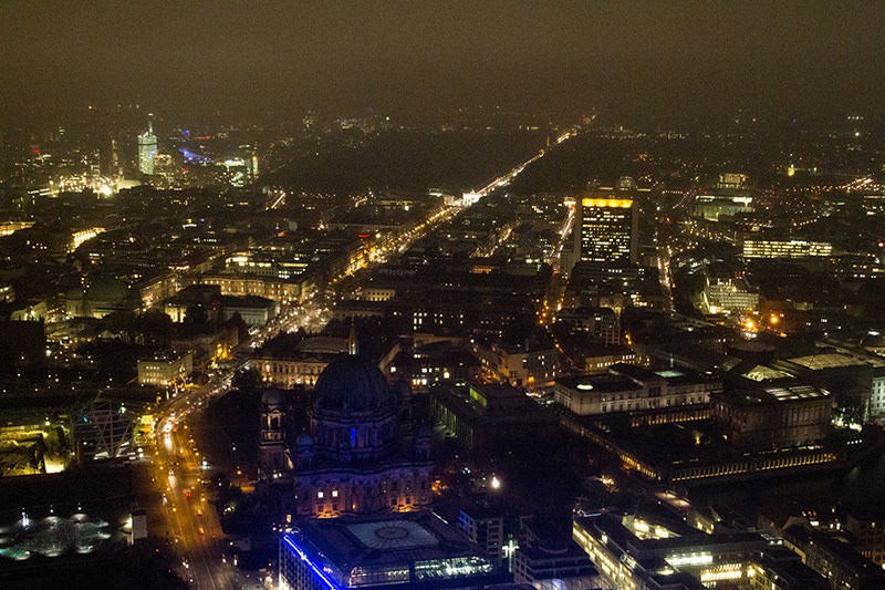 Downward view in Berlin