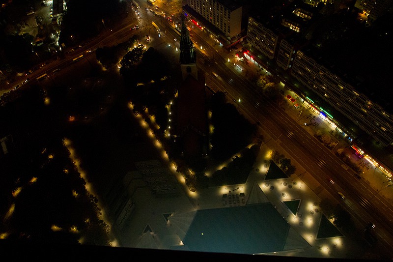 Downward view in Berlin