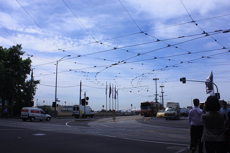 Splitted sky of Melbourne
