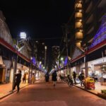 東京の商店街冬季イルミネーション