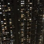 香港の住宅のあかり